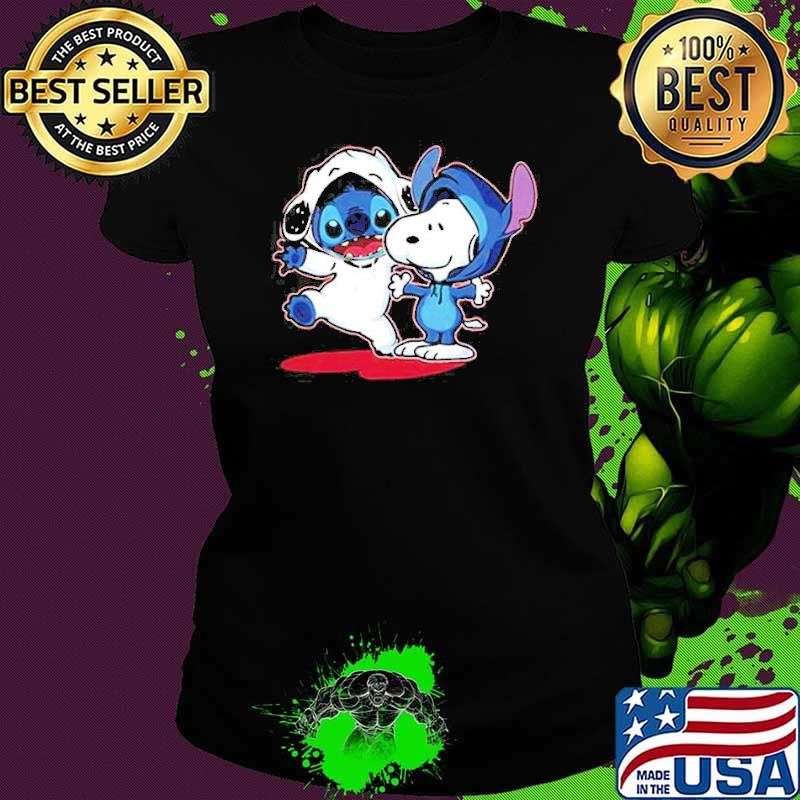 Snoopy And Stitch Shirt