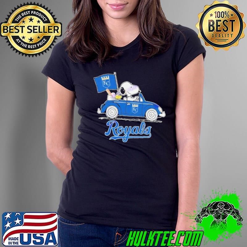 Snoopy And Woodstock Rider Car Kansas City Royals shirt