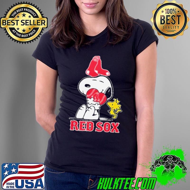 Snoopy Hug Heart Boston Red Sox Baseball shirt