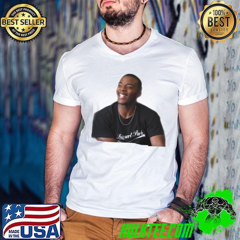 Spencer James smiling shirt