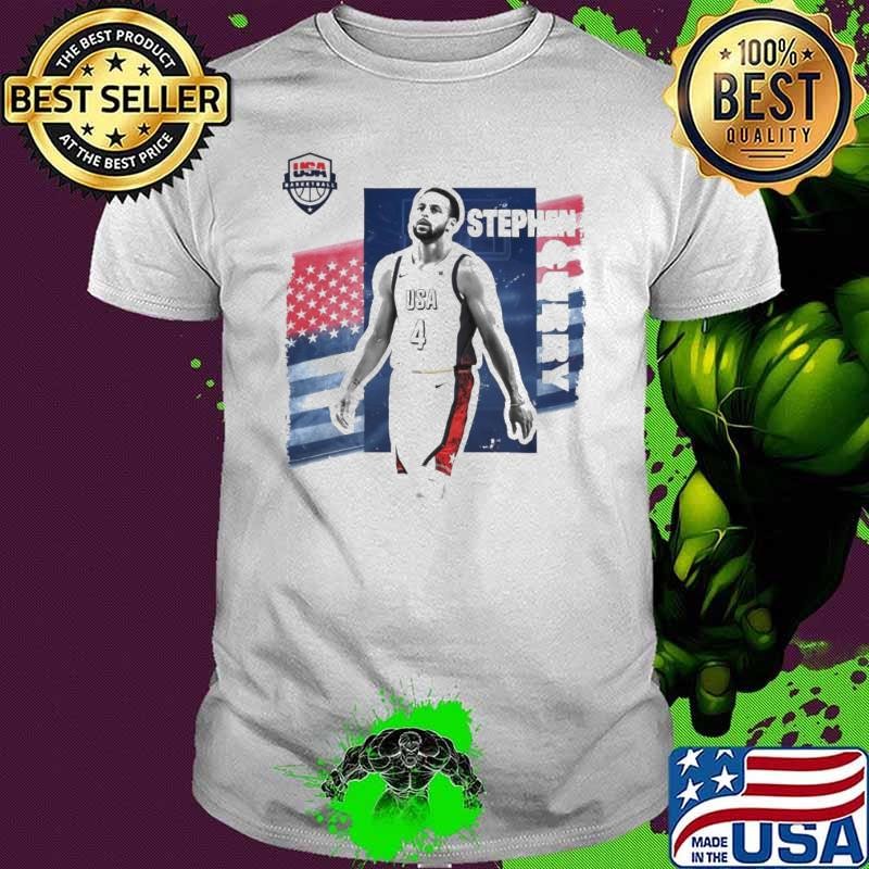 Stephen Curry USA Basketball Stadium Ess2024 Summer Olympics Player Shirt