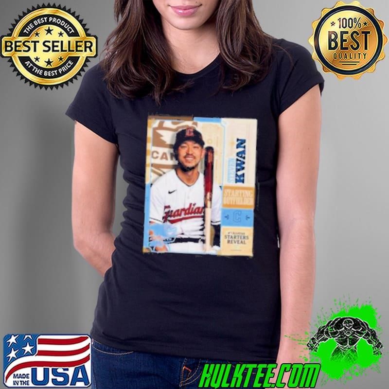 Steven Kwan Guardians American League Outfielder 2024 All Star Game Ladies Tee