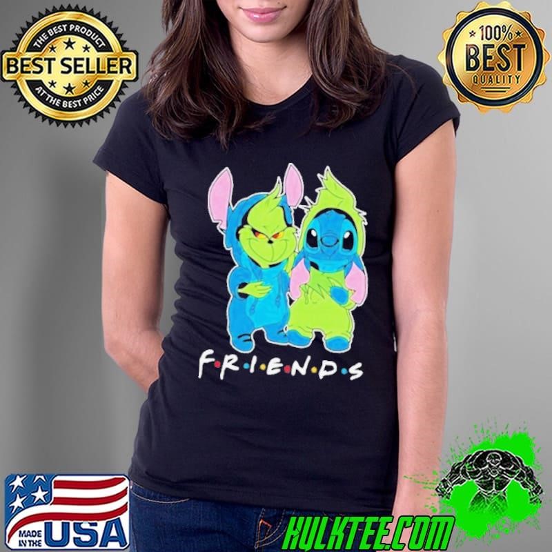 Stitch And Grinch Friends For Life Disney Fan Shirt