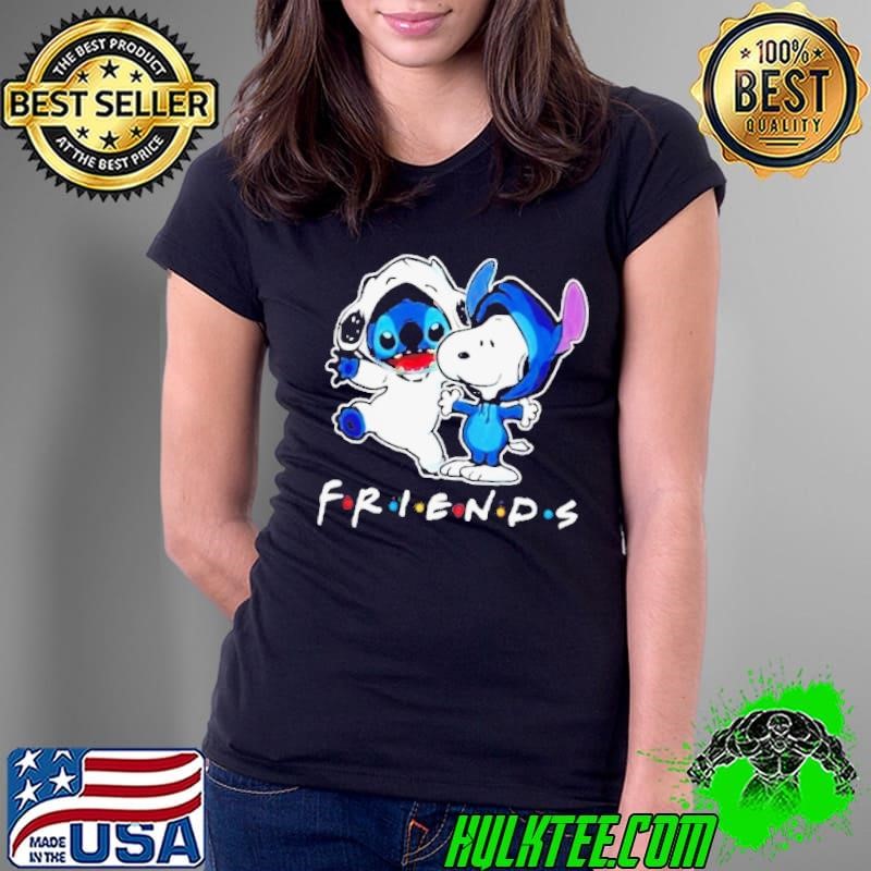 Stitch And Snoopy Peanuts Friends For Life Disney Fan Shirt