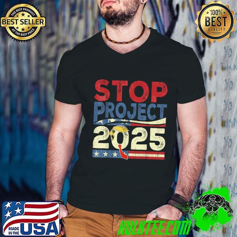 Stop project 2025 hair trump election T-Shirt