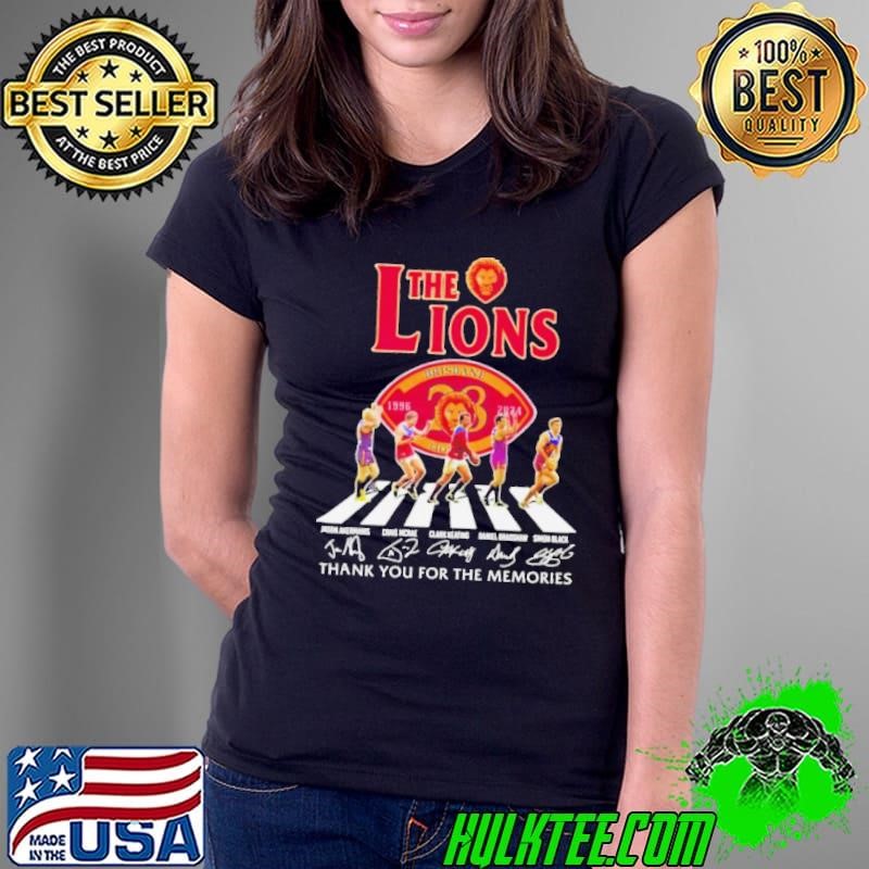 The Brisbane Lions Abbey Road Thank You For The Memories Signatures shirt