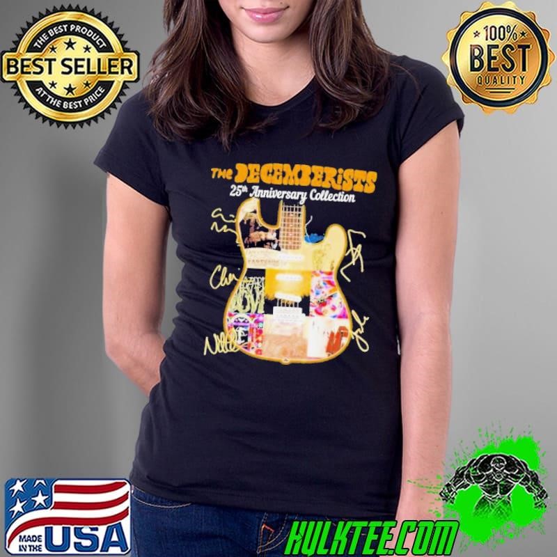 The Decemberists Guitar Band 25th Anniversary Collection Ladies Tee