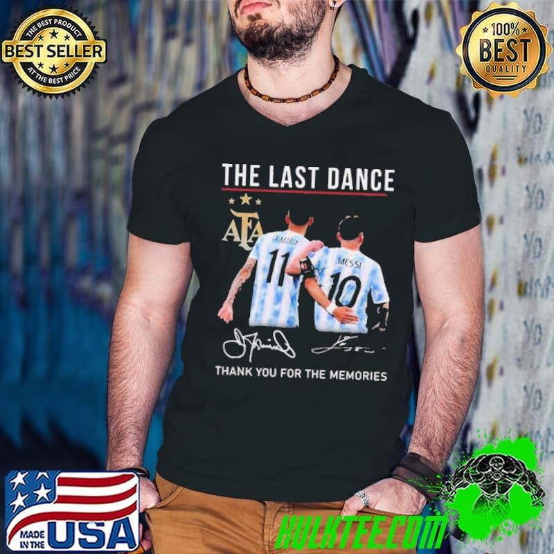 The Last Dance Messi & Di Maria Thank You For The Memories Guys V Neck
