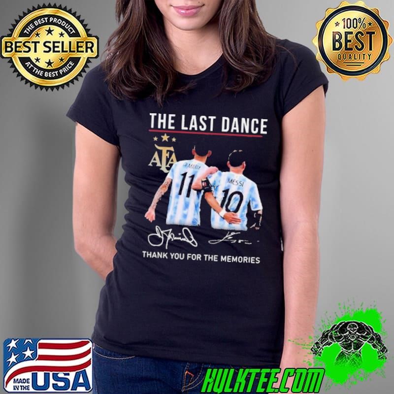 The Last Dance Messi & Di Maria Thank You For The Memories Ladies Tee