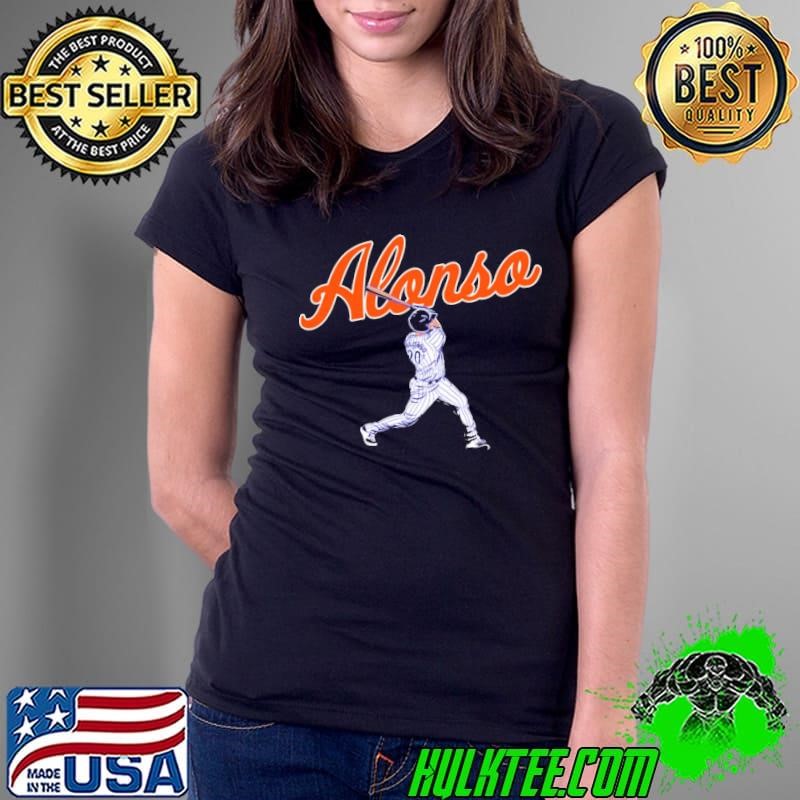 Top Pete Alonso Slugger Swing American professional baseball first baseman Ladies Tee