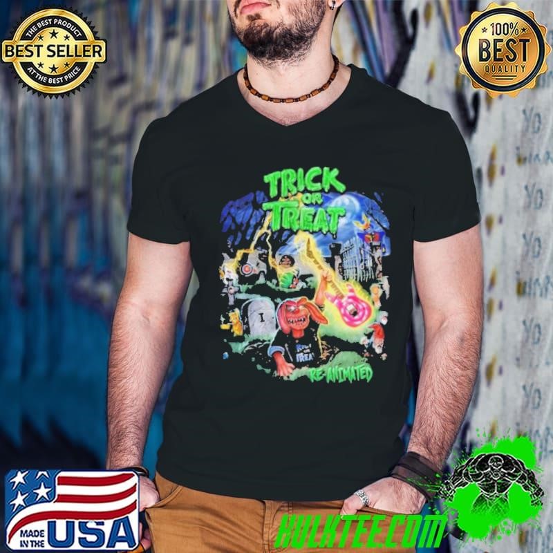 Trick Or Treat Re-Animated Halloween Guys V Neck