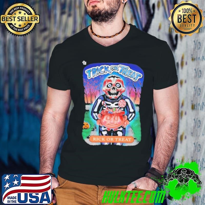 Trick Or Treat Rick Or Treat Halloween Guys V Neck