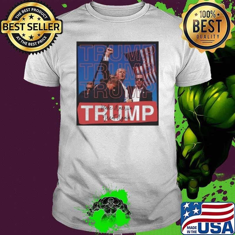 Trump In Colour Print 2024 Make America Great Again Shirt