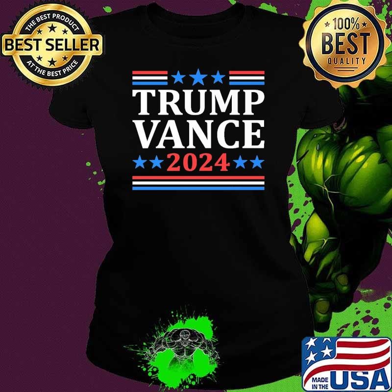 Trump Vance 2024 For President VP USA Election Patriotic Ladies tee