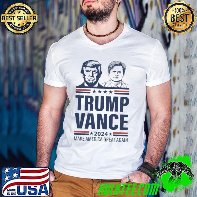 Trump Vance 2O24 Make America Great Again Election Stars Guys V Neck