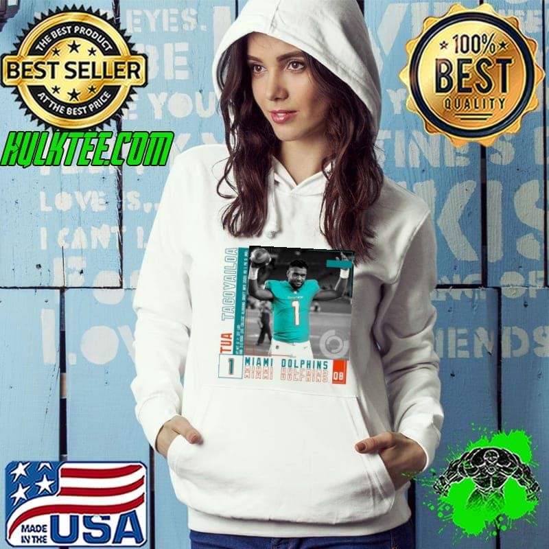 Tua Tagovailoa American football quarterback for the Miami Dolphins Paper Poster T-Shirt
