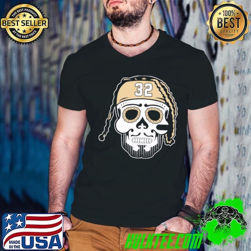 Tyrann Mathieu Sugar Skull American football safety New Orleans Saints Guys V Neck