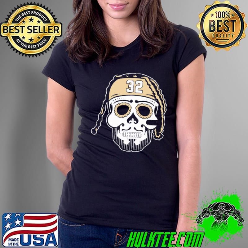 Tyrann Mathieu Sugar Skull American football safety New Orleans Saints Ladies Tee