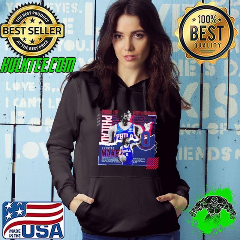 Tyrese maxey American professional basketball player Philadelphia 76ers Hoodie
