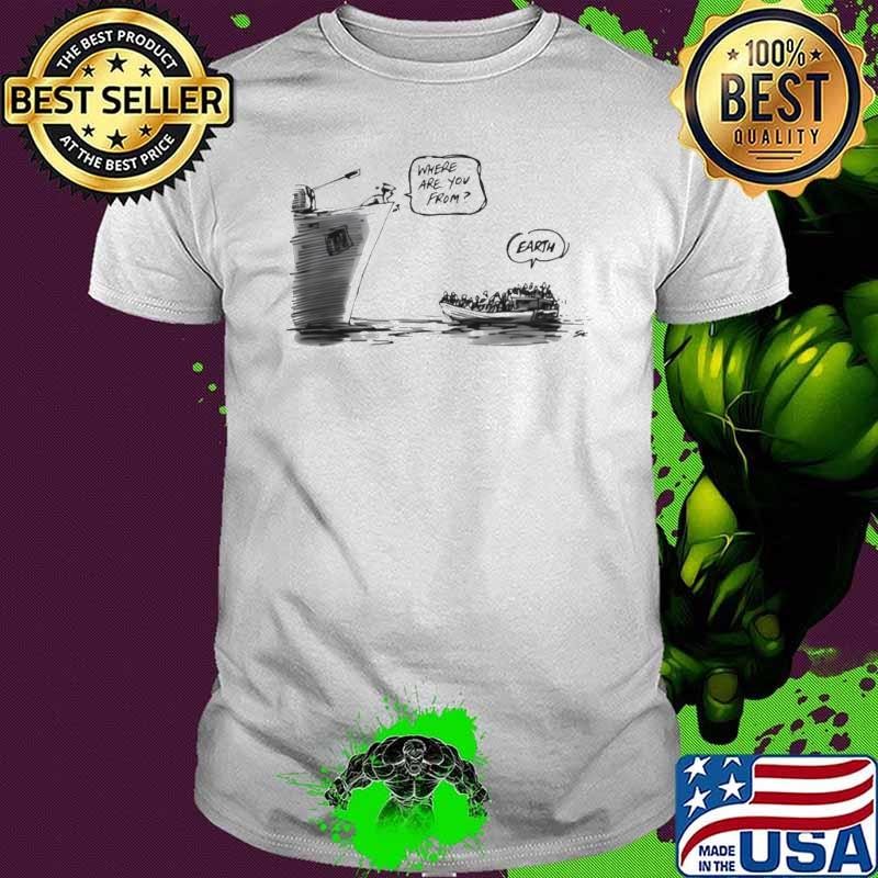 Where are you from earth Simon Kneebone shirt