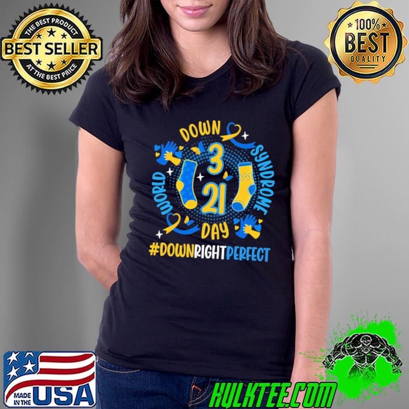 World Down Syndrome Day 321 Awareness Support Ladies Tee