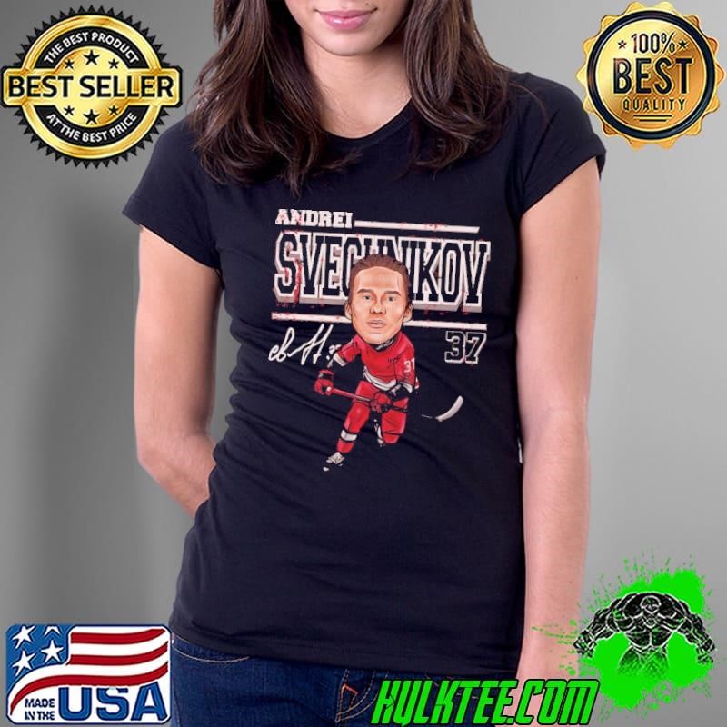 Andrei Svechnikov Russian professional ice hockey winger Carolina Cartoon T-Shirt
