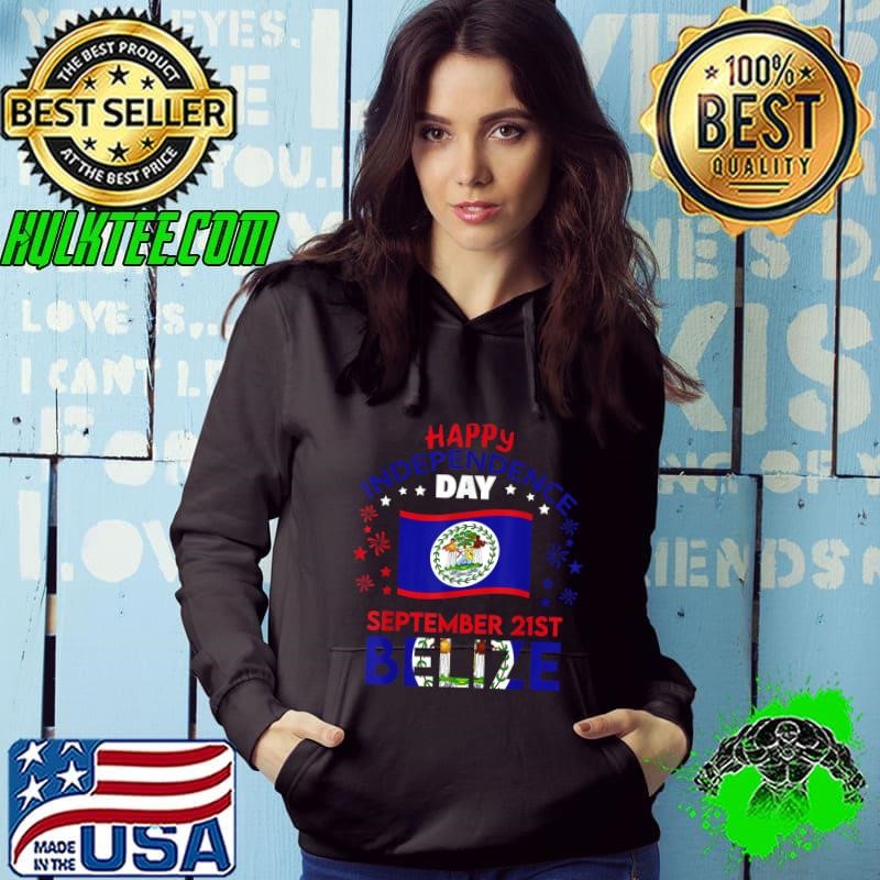 Belize 43rd Happy Independence Day Belizean Pride Belize Flag Hoodie