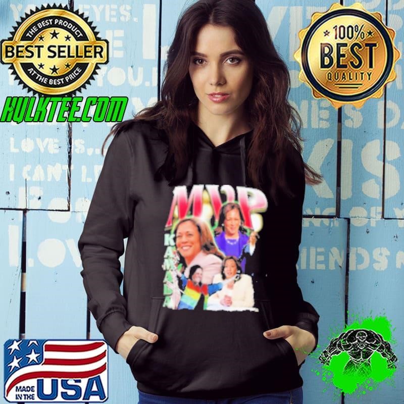 Best MVP Kamala Harris Acid Wash Tee Hoodie