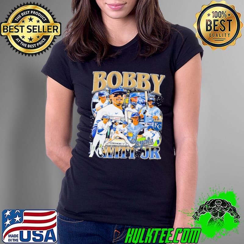Bobby Witt Jr. American professional baseball shortstop Vintage Bootleg Ladies Tee Bobby Witt Jr. American professional baseball shortstop Vintage Bootleg Ladies Tee