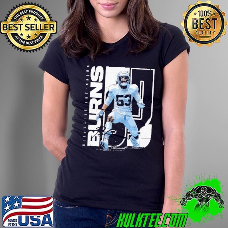 Brian burns stretch American football linebacker T-Shirt