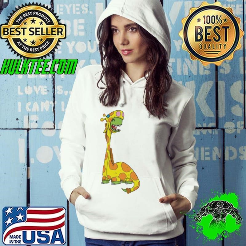 Bronto Raffe Giraffe Dinosaur Cosplay Giraffe shirt