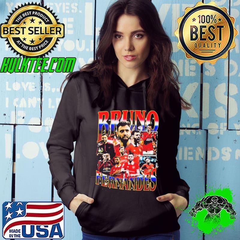Bruno Fernandes professional footballer attacking midfielder Retro Bootleg T-Shirt