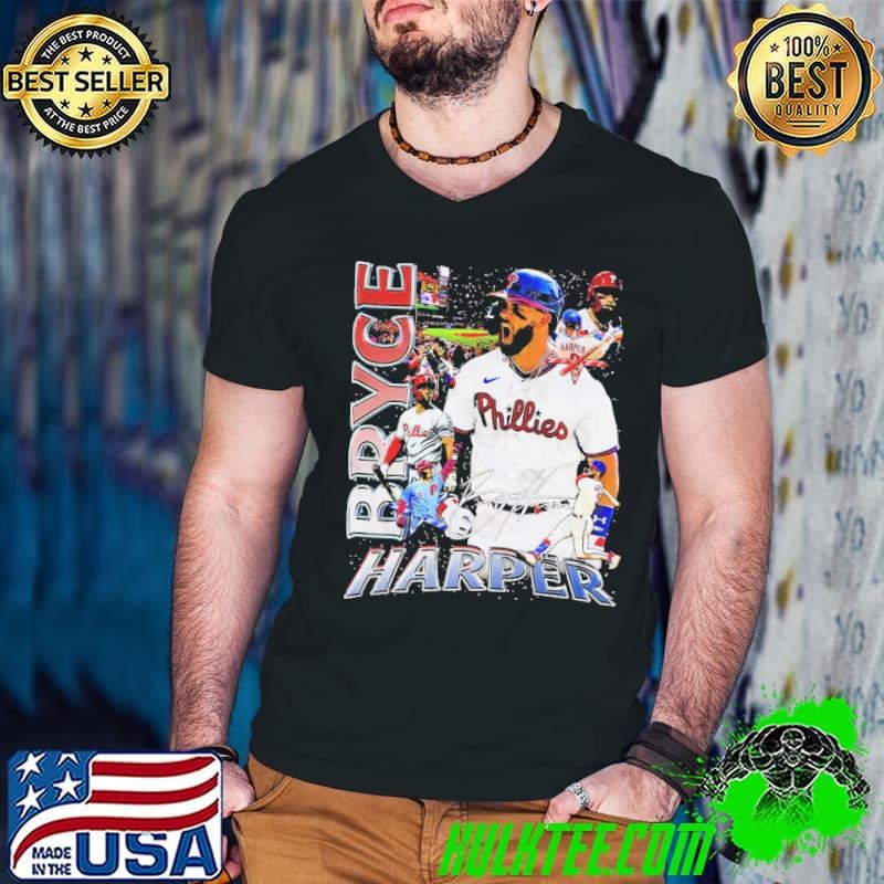 Bryce Harper American professional baseball right fielder Vertical Collage Guys V Neck