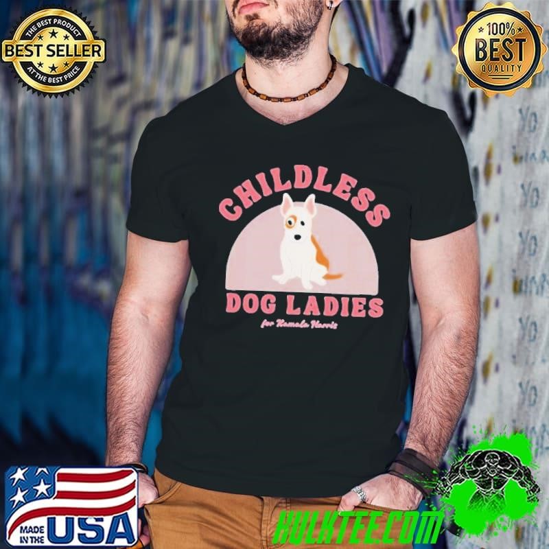 Bull Terrier Childless Dog Ladies For Kamala Harris Guys V Neck