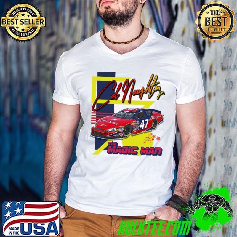 Cal Naughton Jr Car Ricky Bob American sports comedy T-Shirt