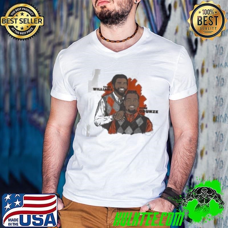 Caleb williams and rome odunze duo portrait t shirts Guys V Neck