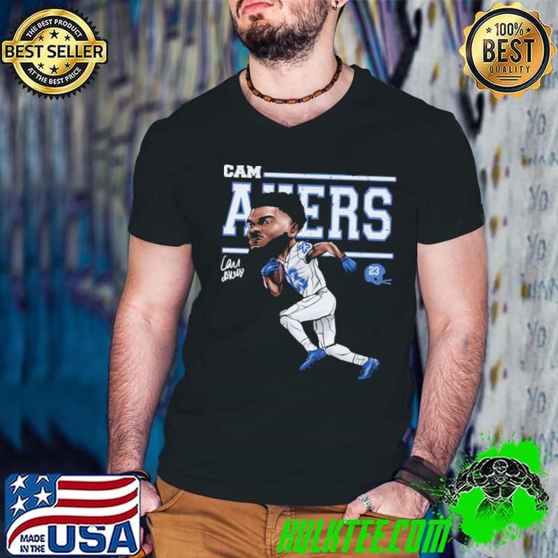 Cam Akers American football running back Los Angeles R Cartoon Signature Guys V Neck