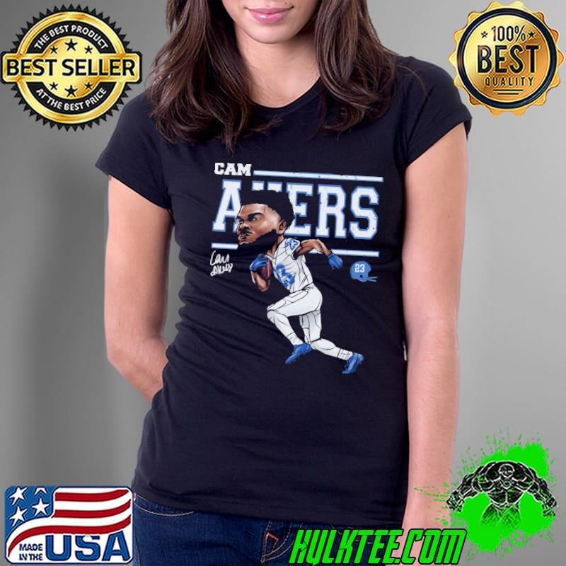 Cam Akers American football running back Los Angeles R Cartoon Signature Ladies Tee