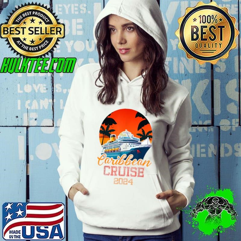 Caribbean Cruise 2024 Family Vacation Trip Cruising Matching Summer sunset Hoodie