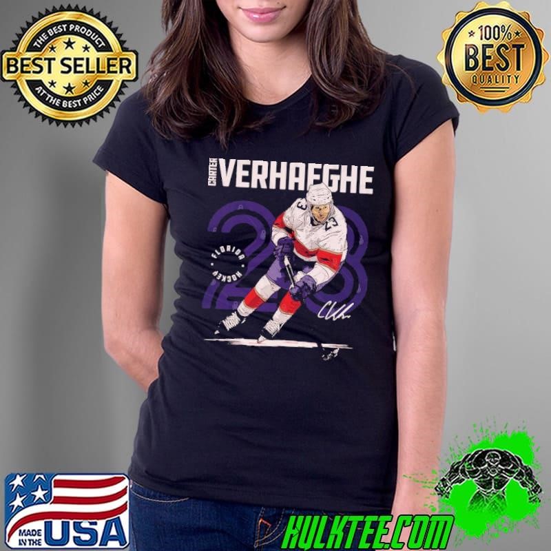 Carter Verhaeghe Canadian professional ice hockey player Florida Inline T-Shirt