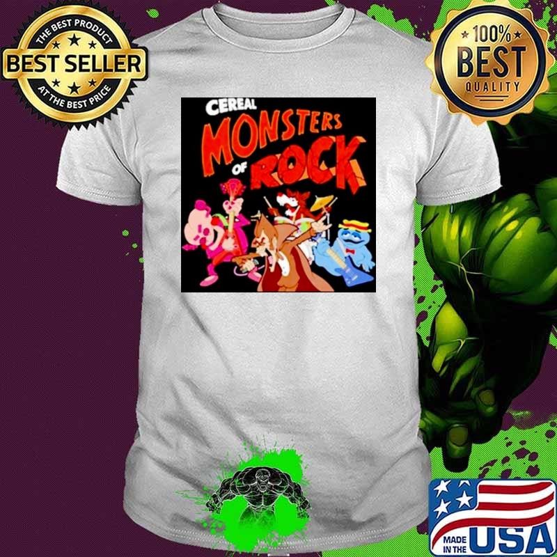 Cereal monsters rock shirt