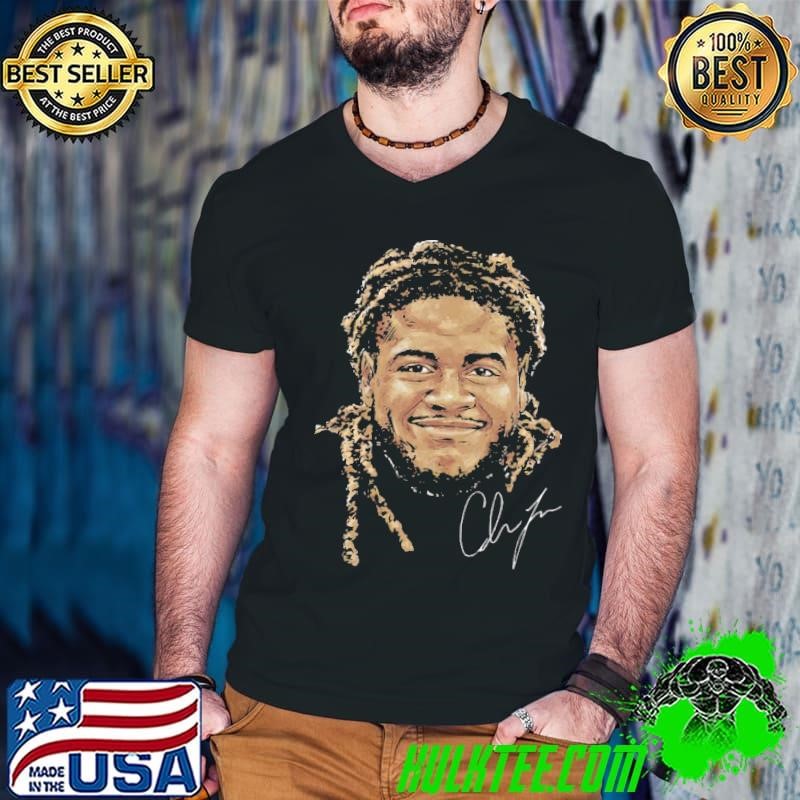 Chase Young an American football defensive end Washington Portrait T-Shirt
