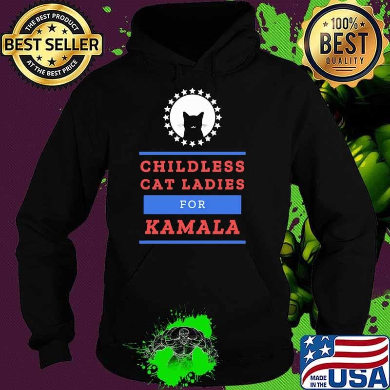 Childless Cat Ladies for Kamala Cat Logo White T-Shirt