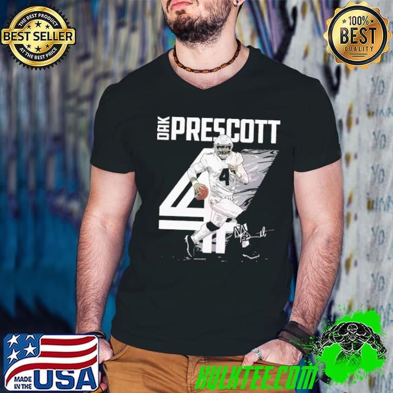 Dak prescott inline an American football quarterback Guys V Neck