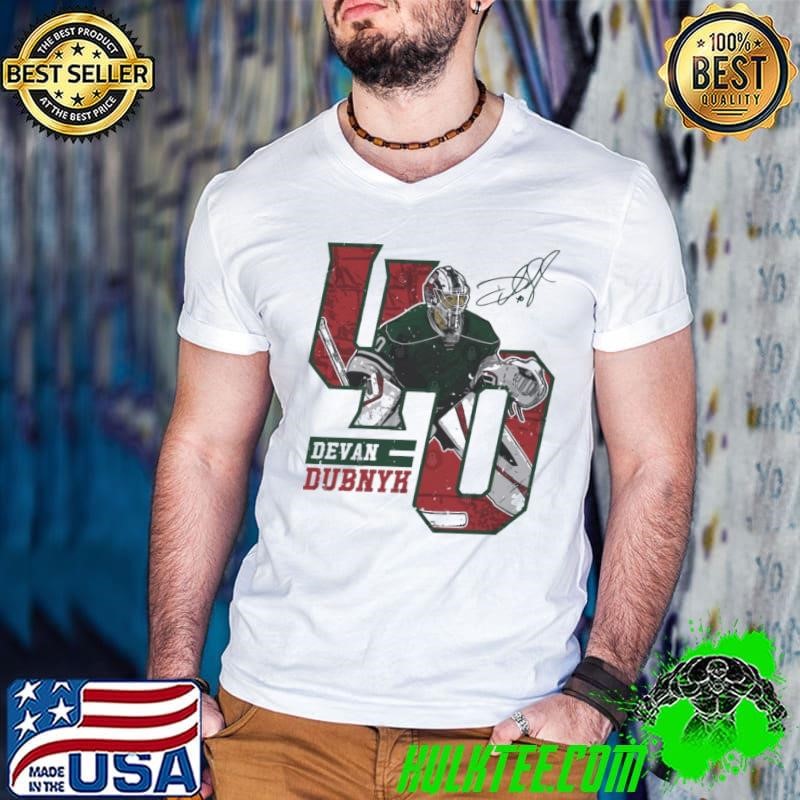 Devan Dubnyk Canadian former professional ice hockey goaltender Minnesota Number T-Shirt