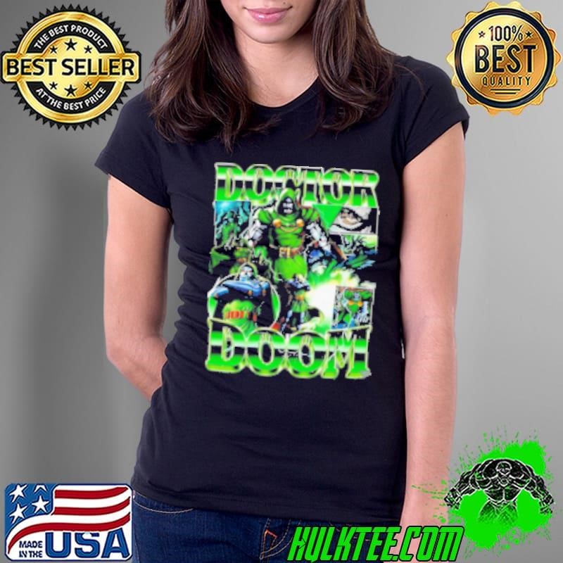 Doctor Doom Marvel Comics Graphic Poster Ladies Tee