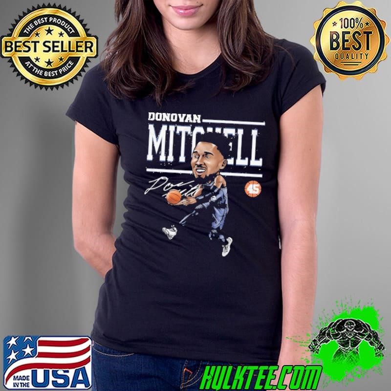 Donovan Mitchell Utah Cartoon American professional basketball player T-Shirt