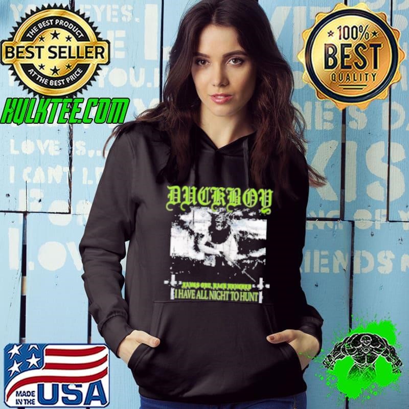 Duckboy Fangs Out Back Hunched I Have All Night To Hunt Retro Shirt
