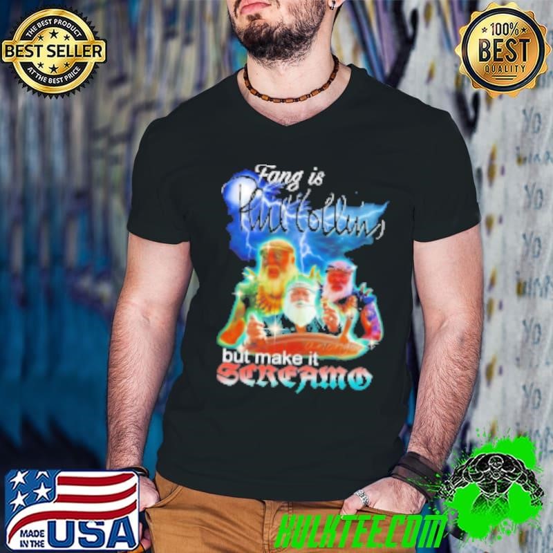 Fang Is Phil Collins But Make It Screamo Guys V Neck