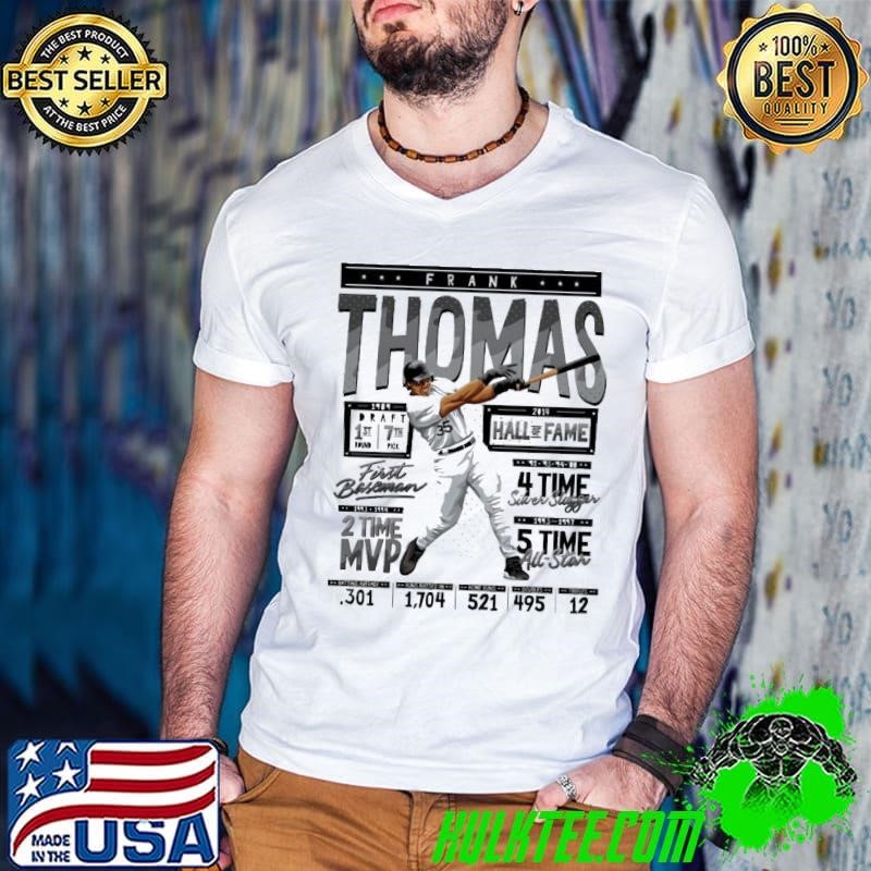Frank thomas stats American former professional baseball designated hitter T-Shirt